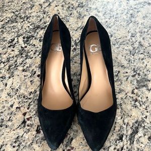 Gianni Bini suede Blk pumps